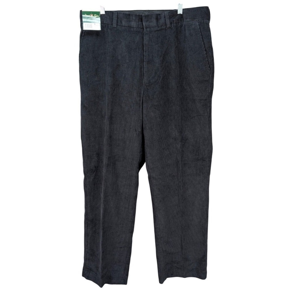 David Taylor Collection Pants Men's 36x32 Navy Corduroy Trousers Classic Fit NWT